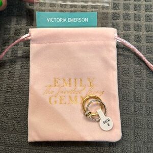 Victoria Emerson Together Ring. Size 8 NWT
